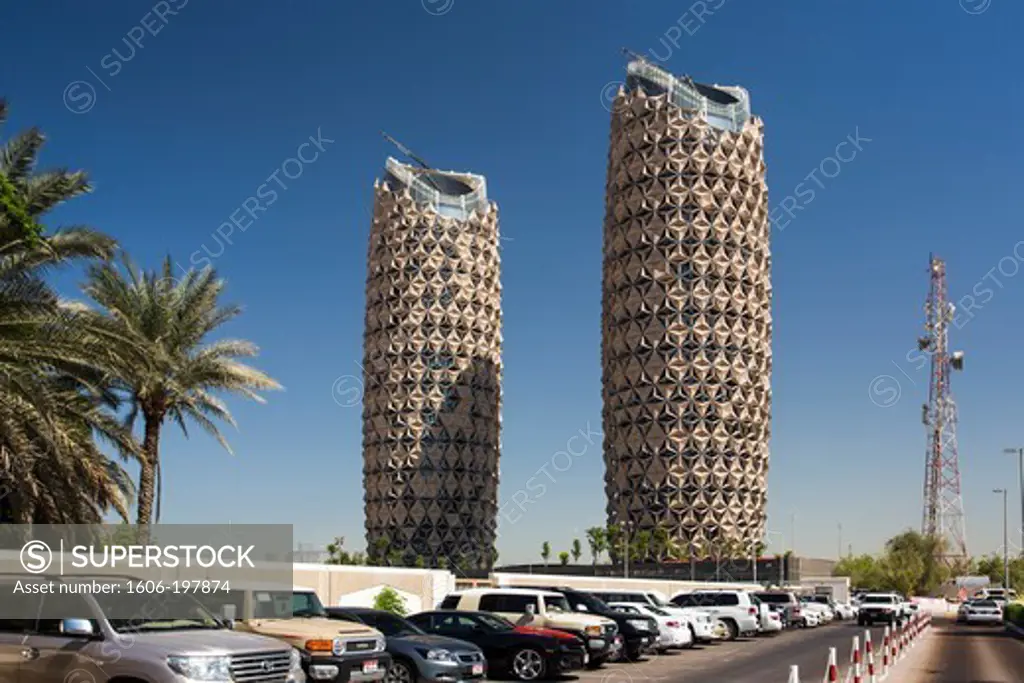 United Arab Emirates (Uae), Abu Dahbi City, Apartments Bldgs. Near Abu Dhabi University