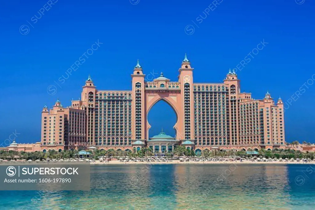 United Arab Emirates (Uae), Dubai City, The Palm Jumeirah,  Atlantis Bldg.