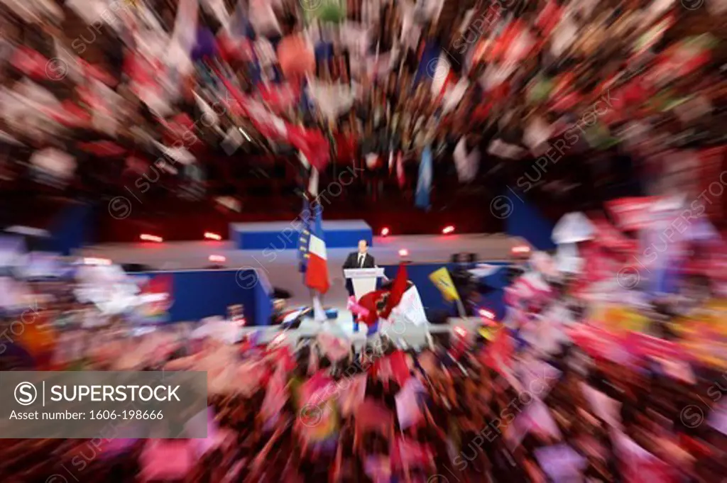 2012 French Presidential Election Campaign Paris. France.