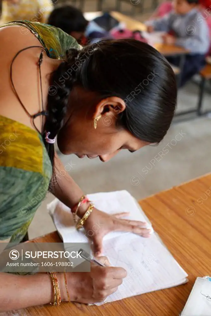 Sandipani Muni High School Teacher Vrindavan. India.