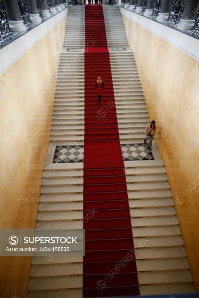 Hermitage Museum. Staircase In The Winter Palace. Saint Petersburg. Russia.