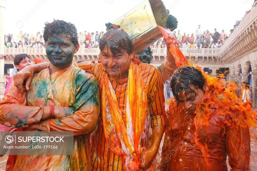 Holi Festival Nandgaon. India.