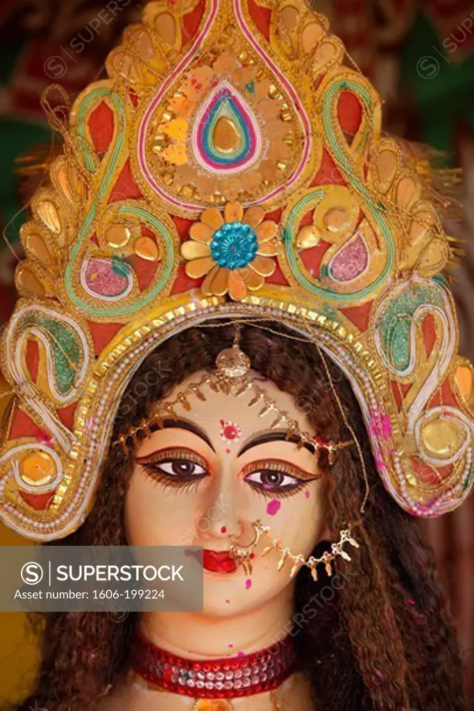 Hindu Goddess Radha (Krishna'S Companion) Goverdan. India.