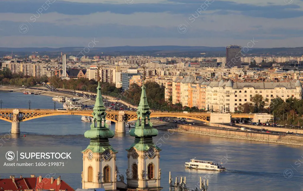 Hungary, Budapest, Danube River, St Anne'S Church,
