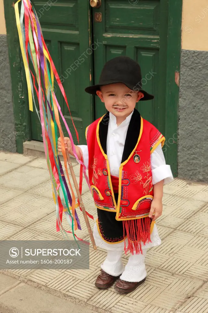 Spain, Canary Islands, Tenerife, Los Realejos, Festival, Romeria, San Isidoro Labrador, People, Traditional Dress,