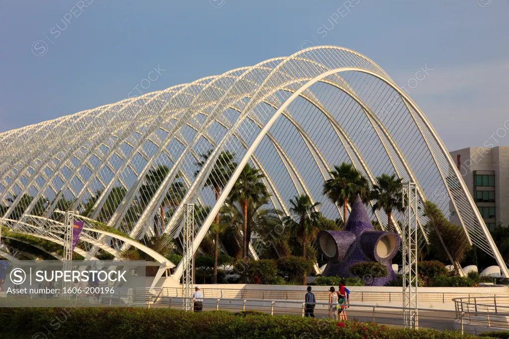 Spain, Valencia, City Of Arts And Sciences, L'Umbracle,