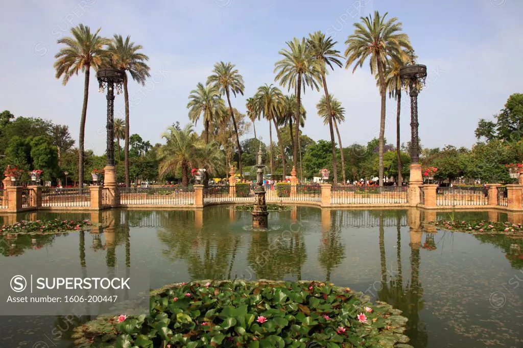 Spain, Andalusia, Seville, Parque De Marie Luisa,