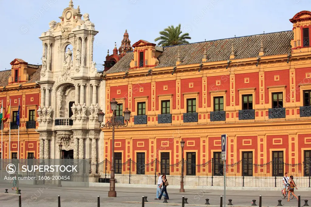 Spain, Andalusia, Seville, Palacio De San Telmo, Palace,