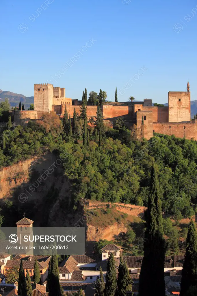 Spain, Andalusia, Granada, Alhambra, Albayzin,