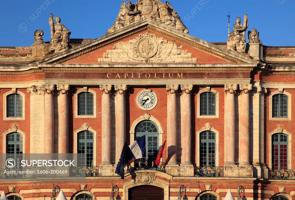 France, Midi-Pyrenees, Toulouse, Capitole, City Hall,
