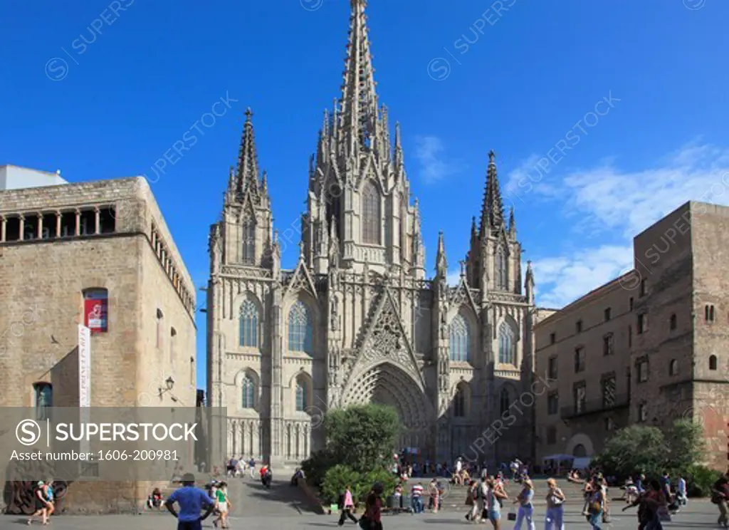 Spain, Catalonia, Barcelona, Cathedral,