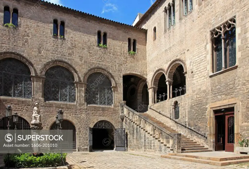 Spain, Catalonia, Barcelona, Barri Gotic, Archbishop'S Palace,