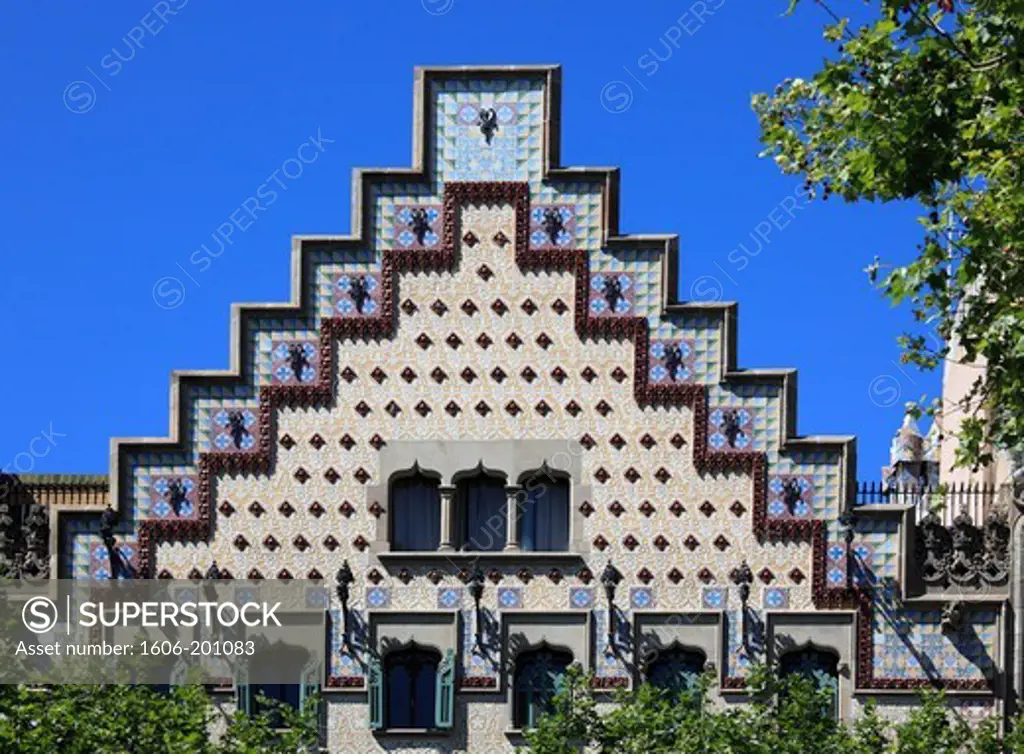 Spain, Catalonia, Barcelona, Casa Amatller, Modernist Architecture,