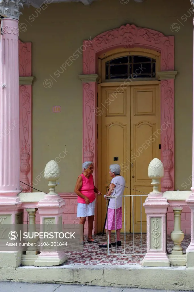Two Old Womens In Pinar Del Rio, Cuba