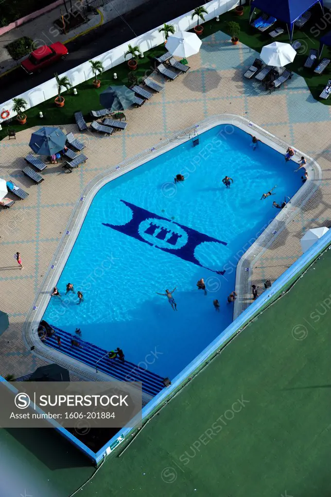 Swimming Pool Of Habana Libre Hotel In Vedado District, Havana, Cuba