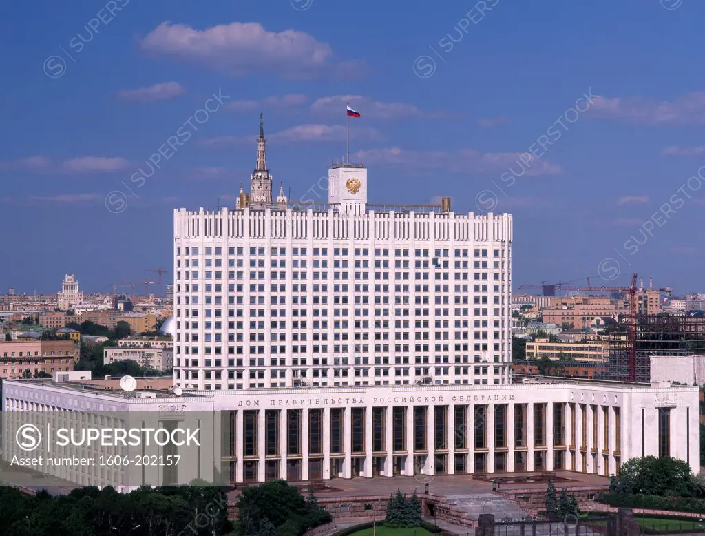 Russia, Moscow, White House, Government Building,