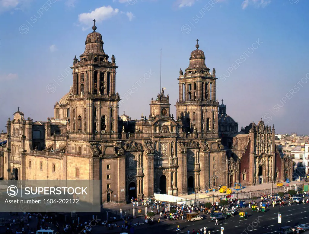 Mexico, Mexico City, Metropolitan Cathedral,