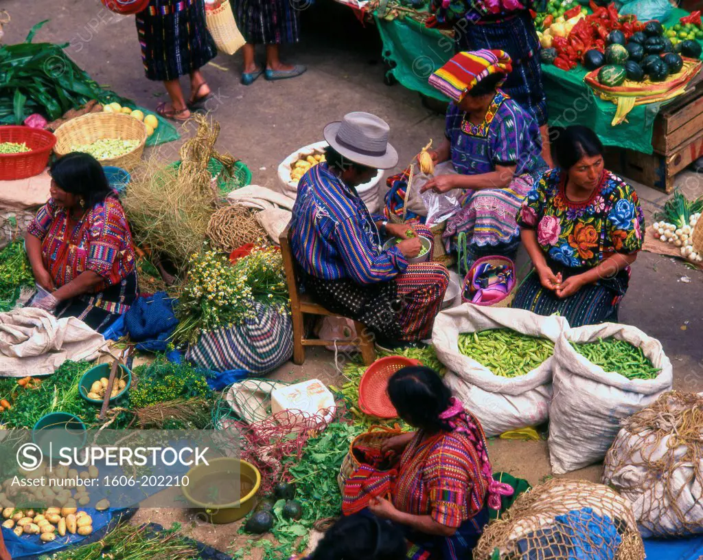 Guatemala, Chichicastenango, Market, People,