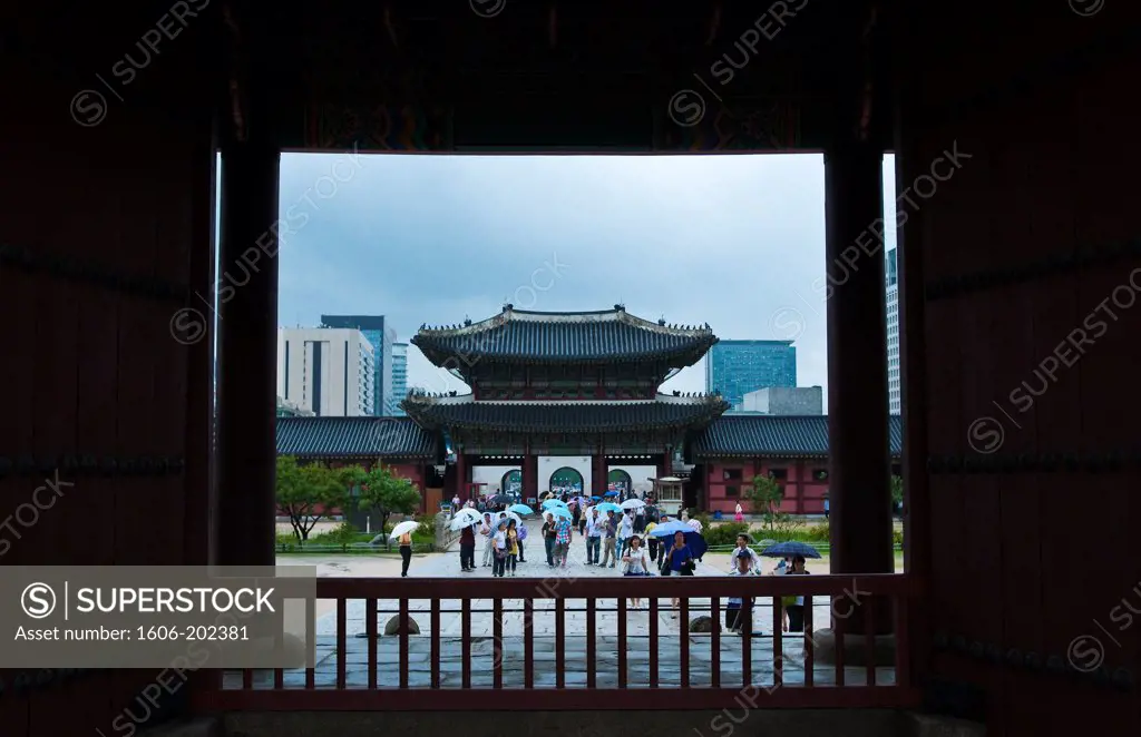 Asia, South Korea, Capital Seoul, Gyeongbokgung Palace