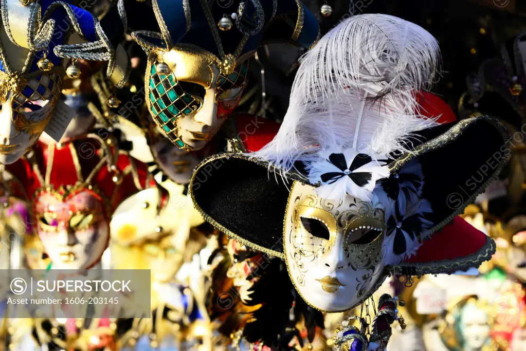 Venetinan Mask In Venice, Italy, Europe