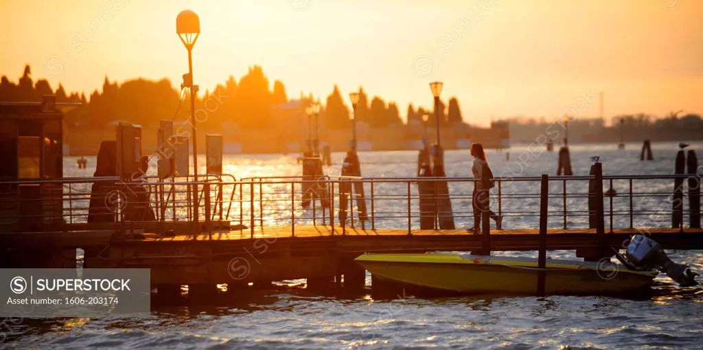Sunrise In Venice, Italy, Europe