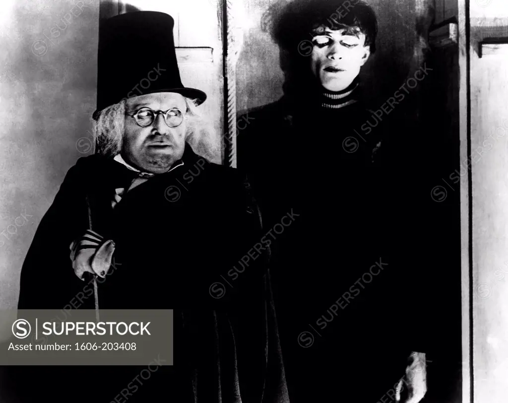 Werner Krauss and Conrad Veidt, The Cabinet of Dr. Caligari, 1920 directed by Robert Wiene (Decla-Bioscop AG, Goldwyn Distr)