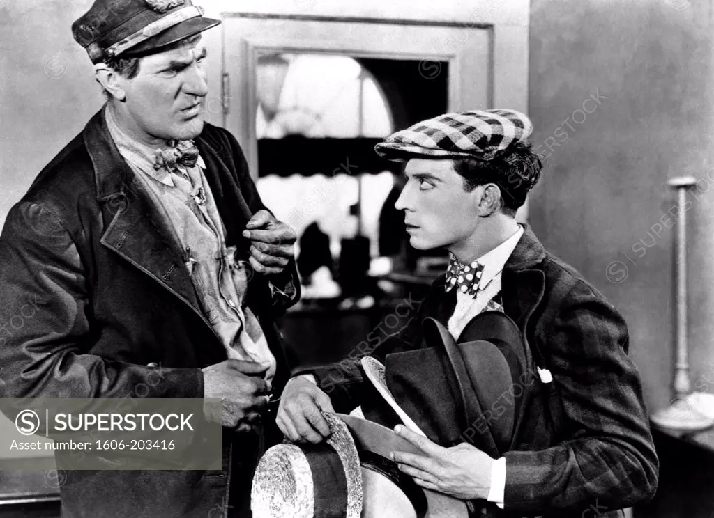 Ernest Torrence and Buster Keaton, Steamboat Bill, Jr., 1928 directed by Charles Reisner (United Artists)