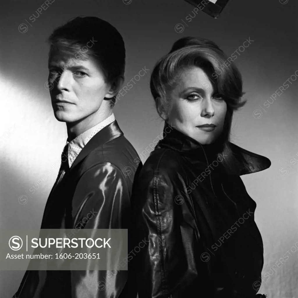 David Bowie and Catherine Deneuve, The Hunger, 1983 directed by Tony Scott (Metro-Goldwyn-Mayer Pictures)