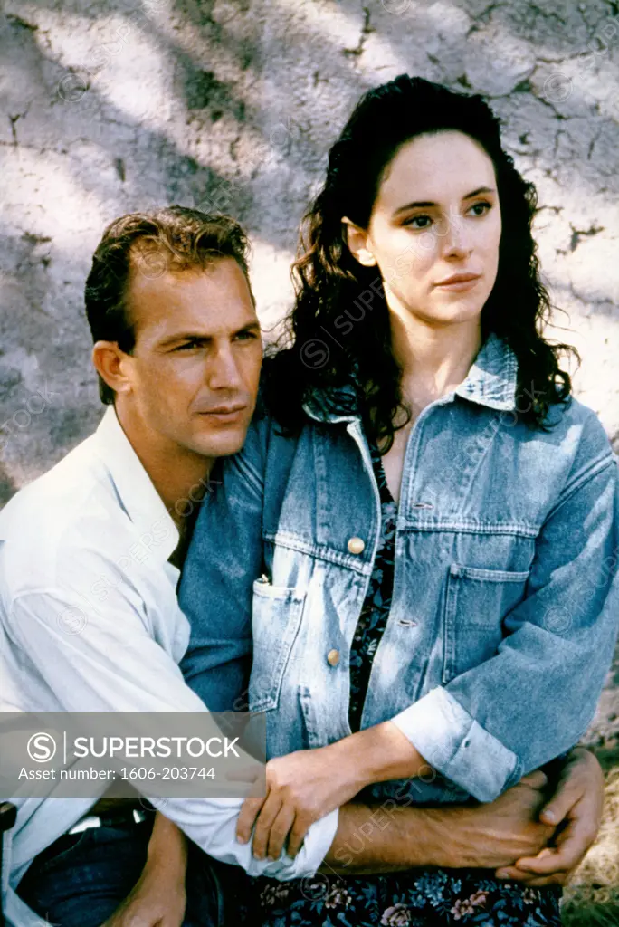 Kevin Costner and Madeleine Stowe, Revenge, 1990 directed by Tony Scott (Columbia Pictures)