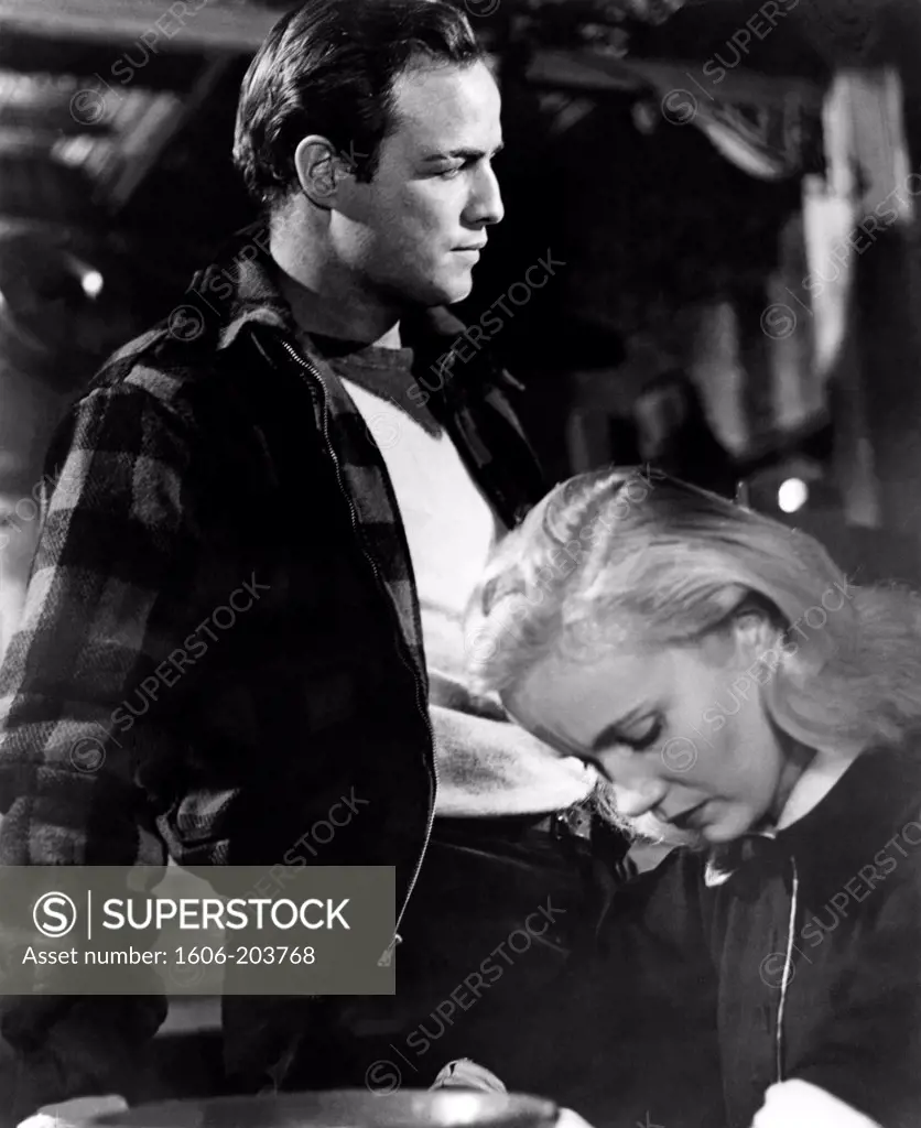 Marlon Brando and Eva Marie Saint, On the Waterfront, 1954 directed by Elia Kazan  (Columbia Pictures)