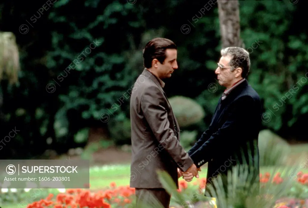 Andy Garcia and Al Pacino, The Godfather: Part III, 1990 directed by Francis Ford Coppola (Paramount Pictures)