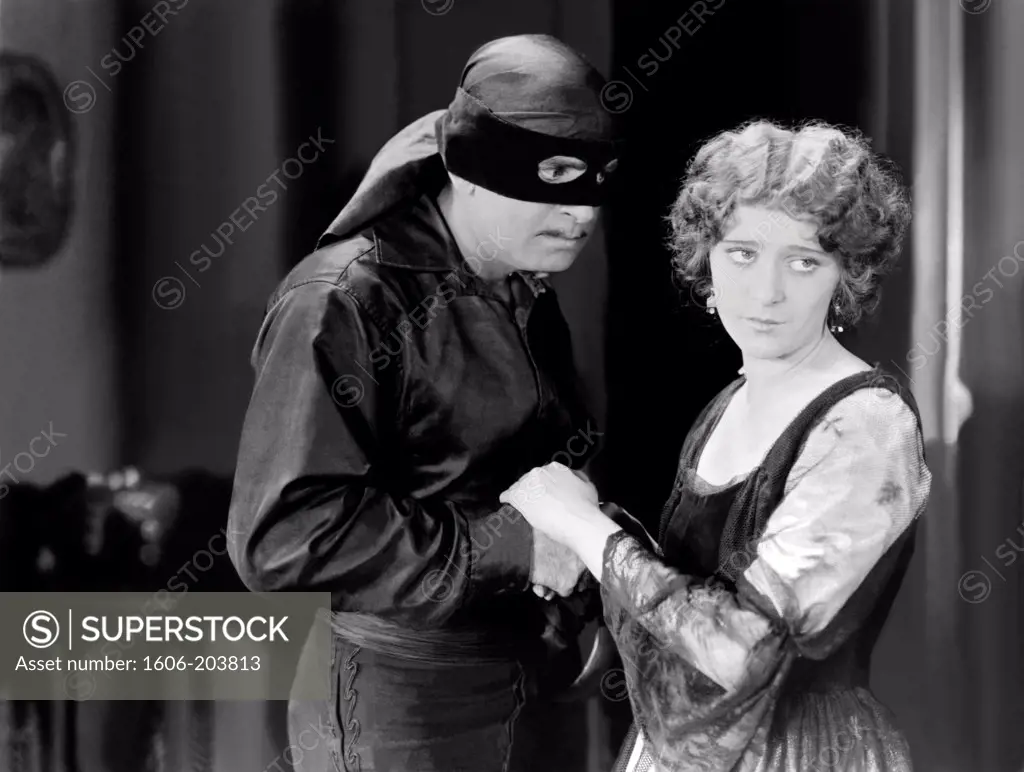 Douglas Fairbanks and Marguerite De La Motte, The Mark of Zorro, 1920 directed by Fred Niblo (United Artists)