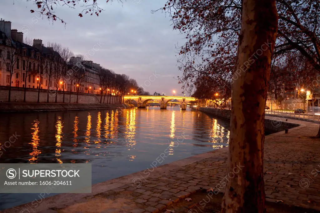 France, Paris, 4th district, Pont Marie