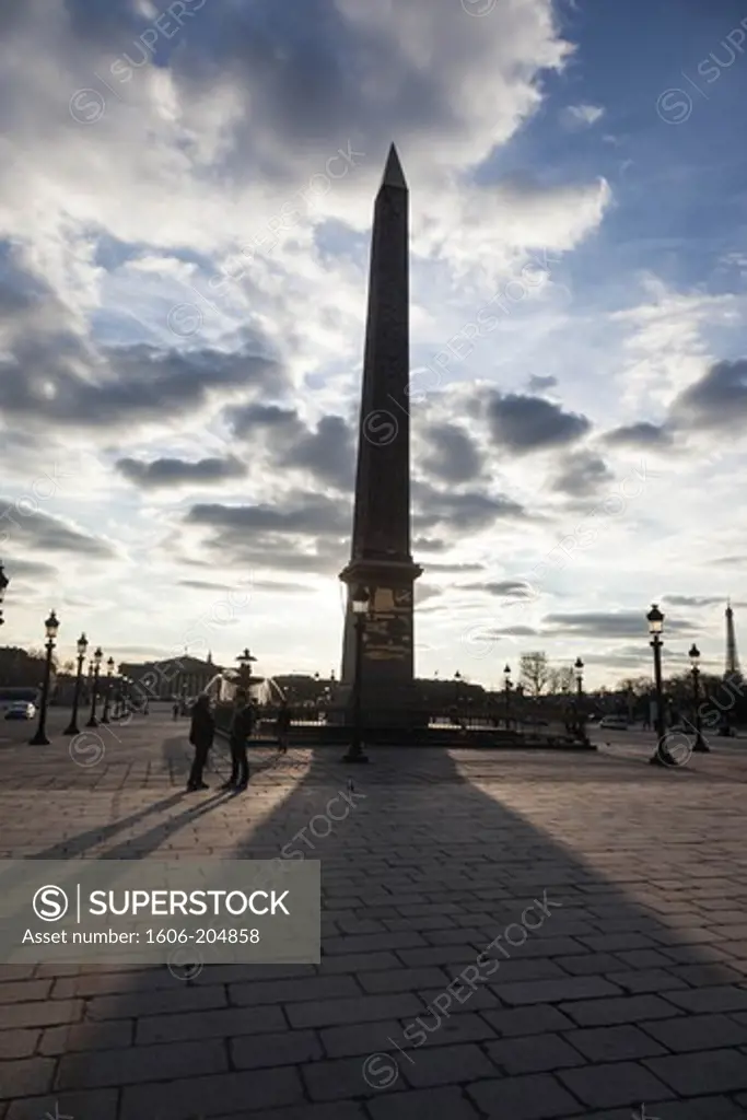 France, Paris, 8th district, Place de la Concorde, the Obelisk