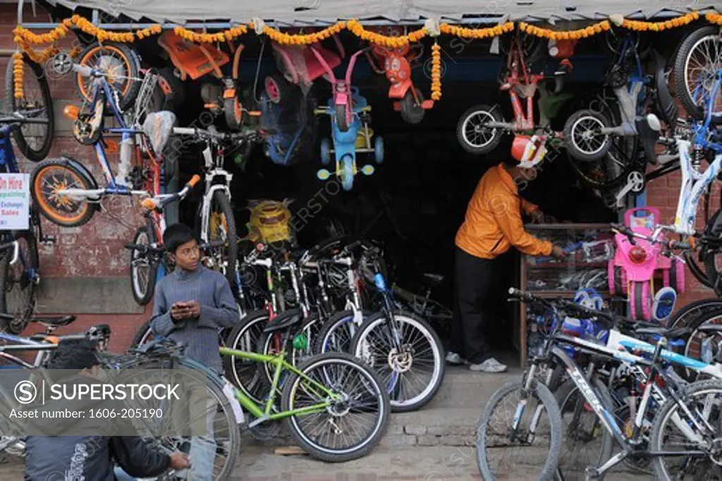 Federal Democratic Republic of Nepal, Kathmandu, Bicycle store