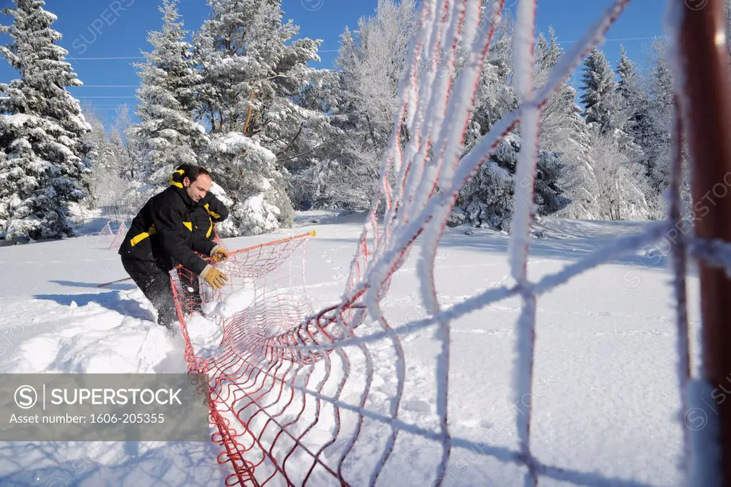 Northeastern France, Vosges Department, Ski Patroller