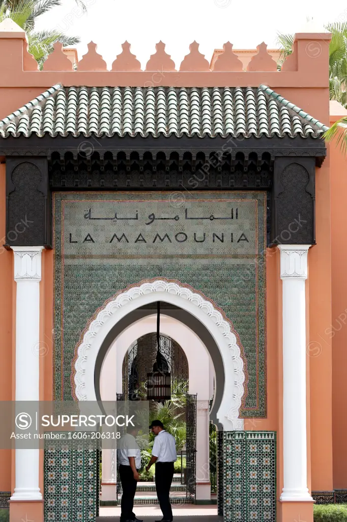 Hotel la Mamounia. Marrakech. Morocco.