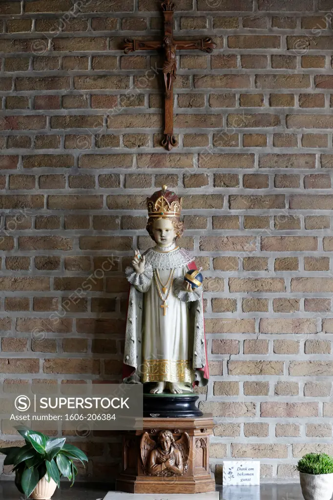 Infant Jesus of Prague. Knokke-Heist. Belgium.
