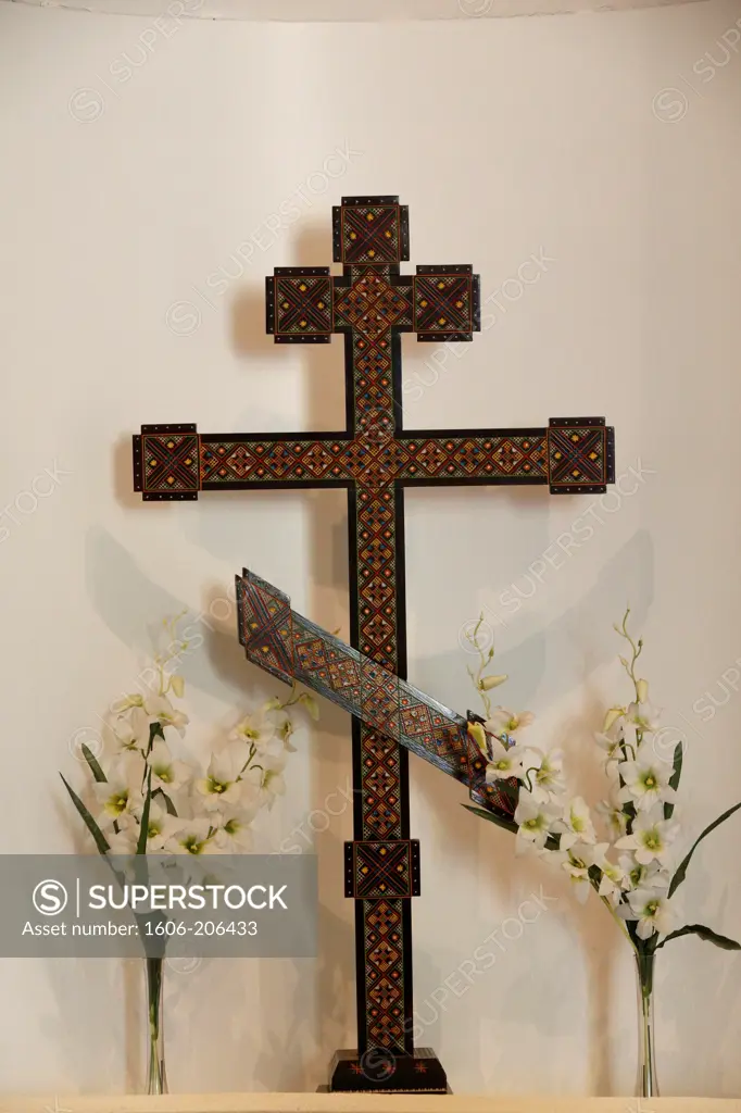 Orthodox cross. Paris. France.