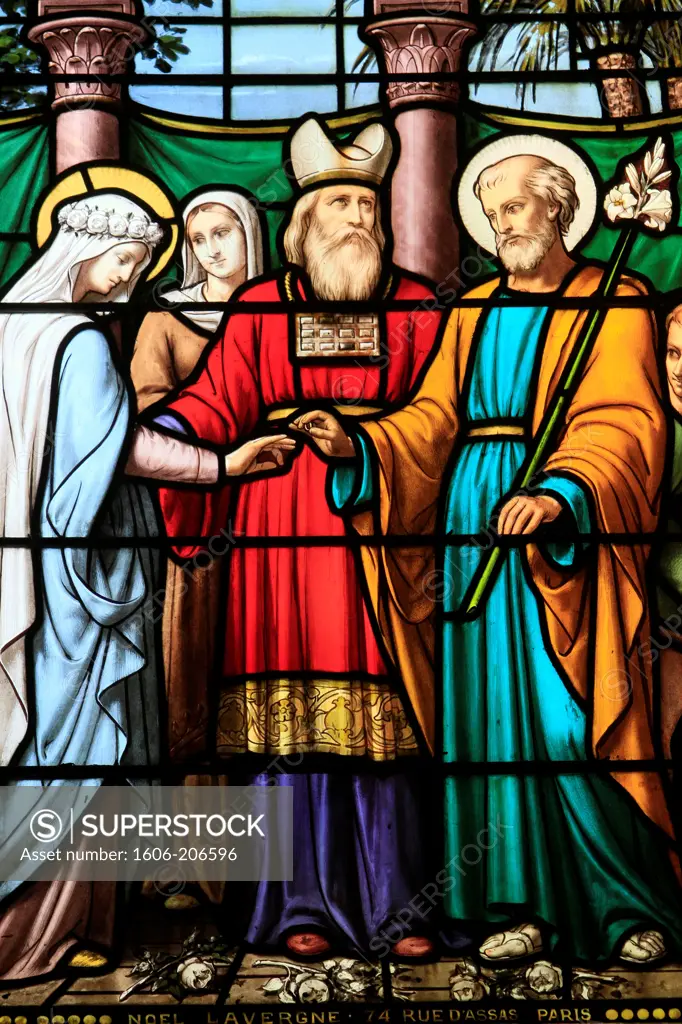 Marriage of Joseph and Mary. Paris. France.