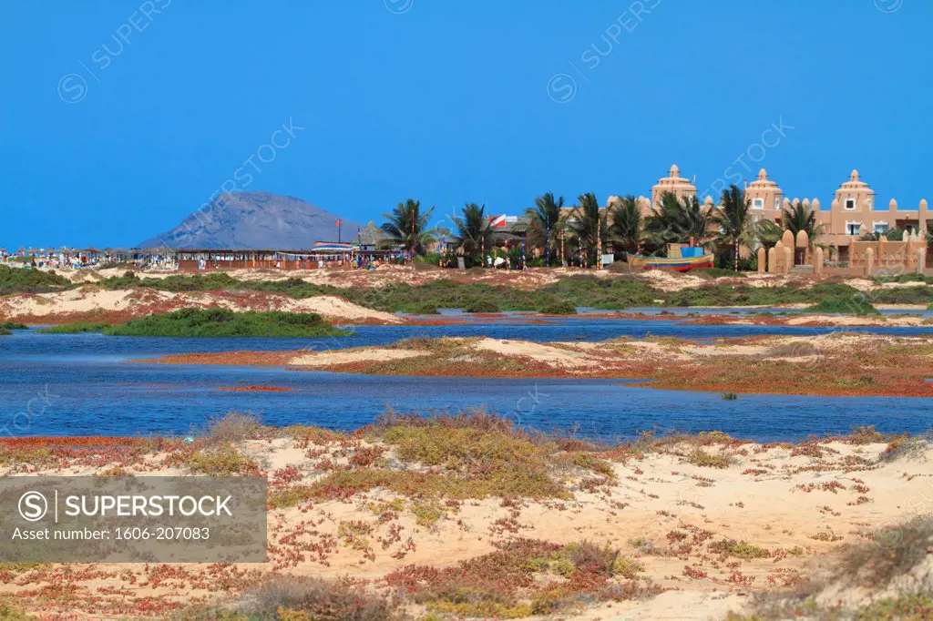 Western Africa,Republic of Cape Verde, Sal island. Santa Maria. Riu hôtel