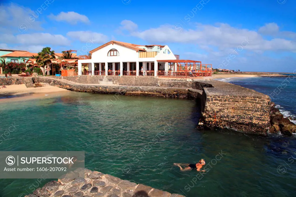 Western Africa,Republic of Cape Verde, Sal island. Santa Maria. Porto Antigo.