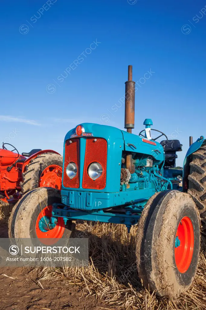 England,Dorset,Blanford,The Great Dorset Steam Fair,Vintage Tractor