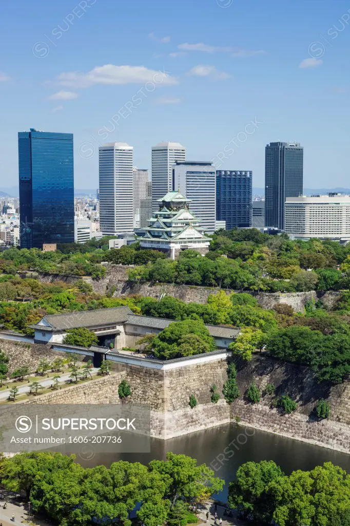 Japan,Honshu,Kansai,Osaka,Osaka Castle