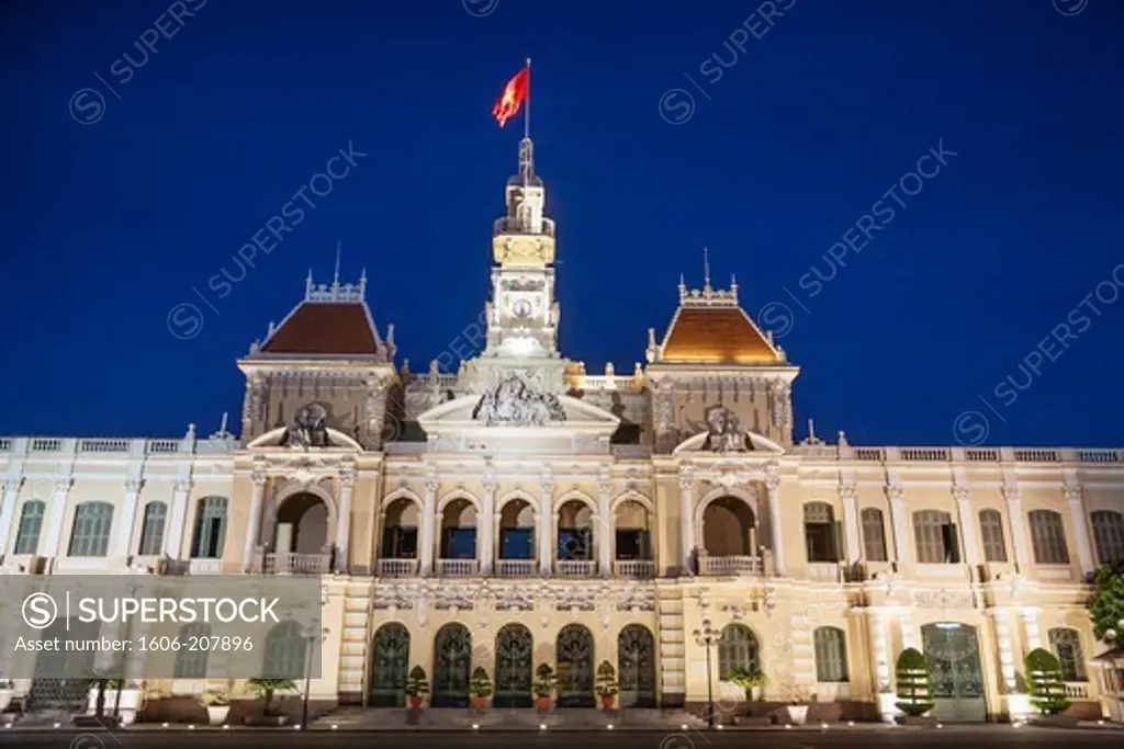 Vietnam,Ho Chi Minh City,Hotel de Ville aka City Hall
