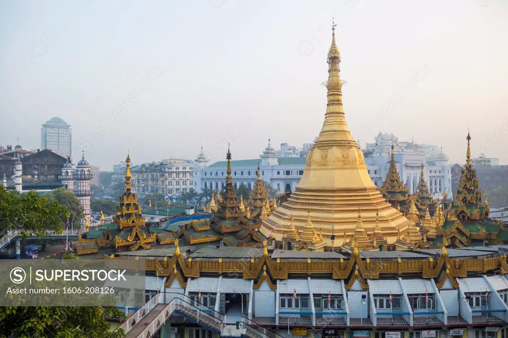 Myanmar,Yangon,Sule Pagoda