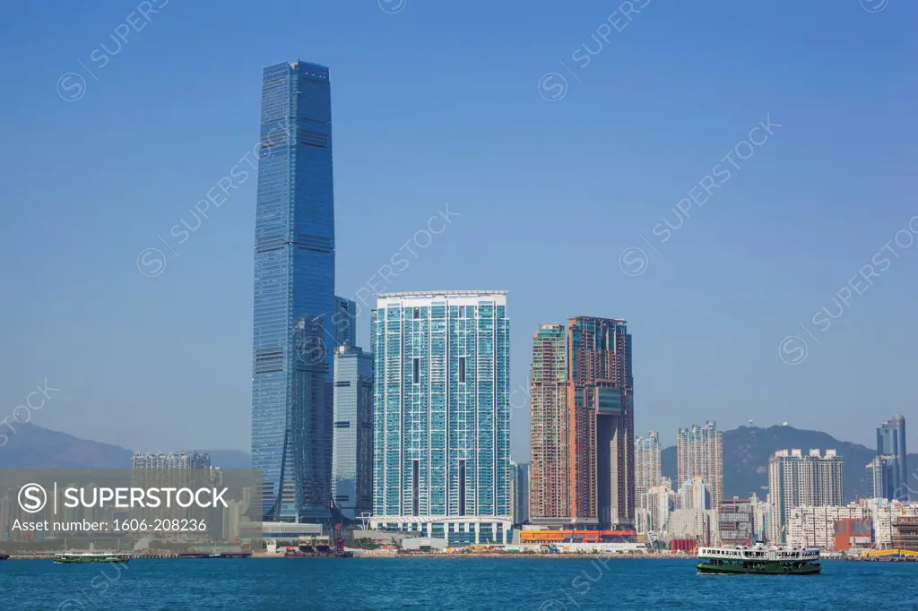 China,Hong Kong,West Kowloon Skyline