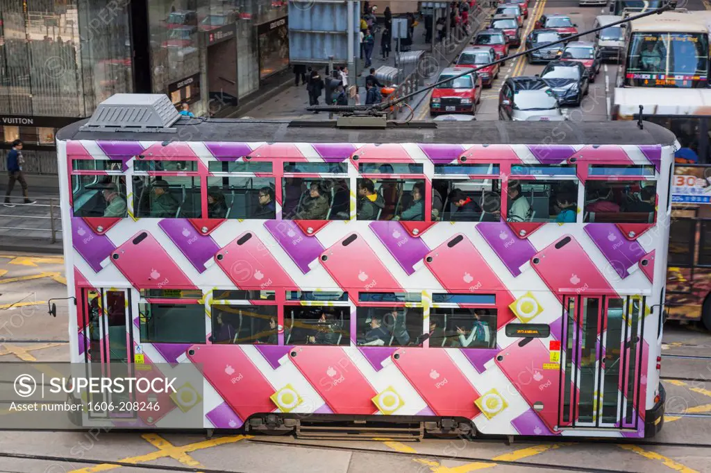 China,Hong Kong,Tram