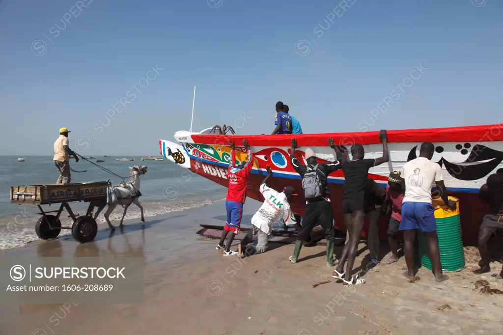 West Africa, Senegal  (Sine Saloum area) Joal-Fadiouth, Joal harbour