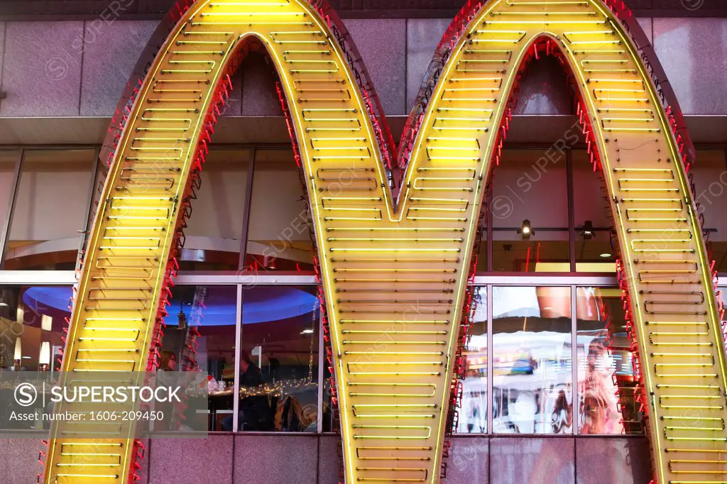McDonald's. New York. USA.